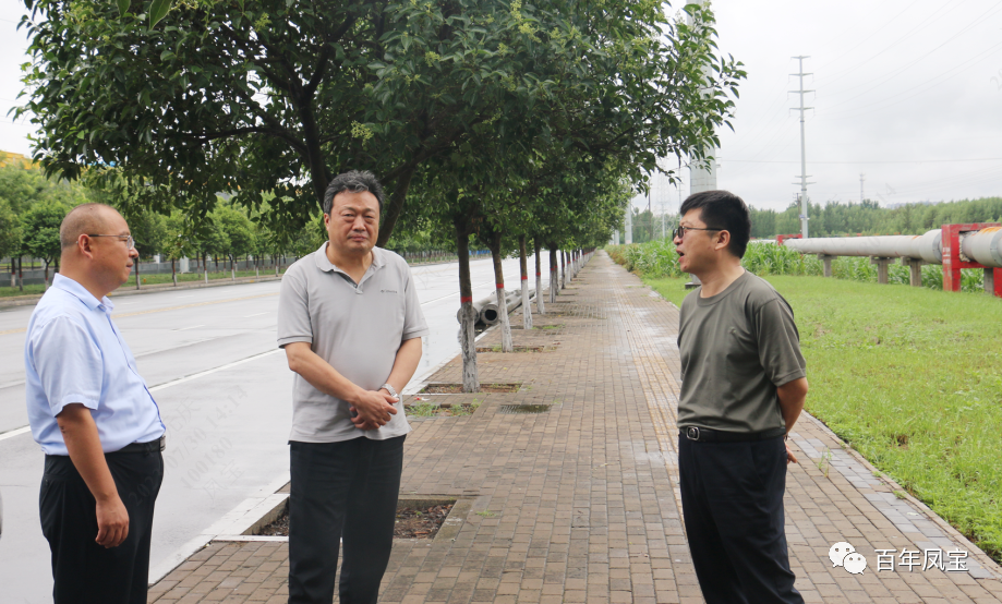 雷涛到新利(中国)特钢集团调研指导防汛工作